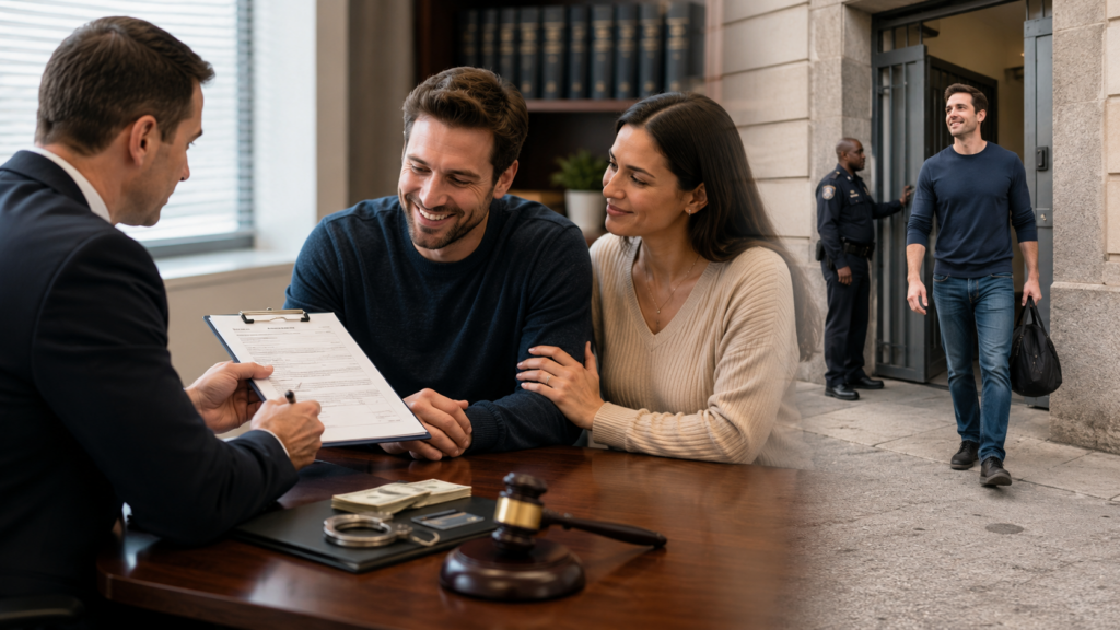 legal consultation and release moment